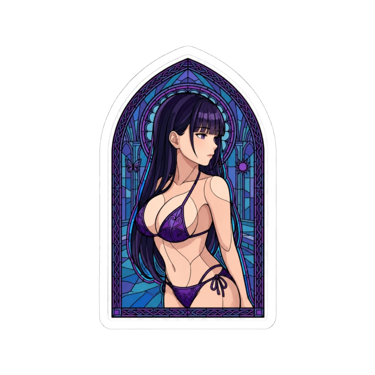 Thea Spy Classroom Stained Glass Violet Spy Mood - alternate angle 1, merchandise